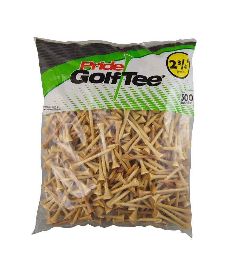 PRIDE GOLF TEE golf tees 500 Count Tees, Natural, Count US - Image 1